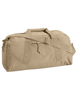 Liberty Bags Game Day Large Duffel 8806 | Light Tan - Front