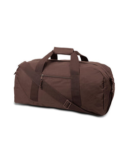 Liberty Bags Game Day Large Duffel 8806 | Brown - Front