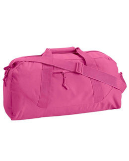 Liberty Bags Game Day Large Duffel 8806 | Hot Pink - Front
