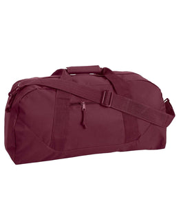 Liberty Bags Game Day Large Duffel 8806 | Maroon - Front