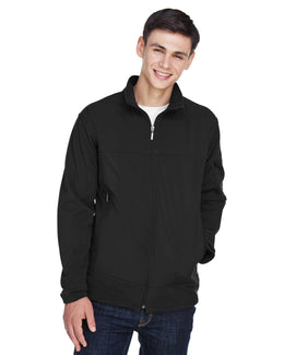 North End Mens Performance Soft Shell Jacket 88099 | Black - Front