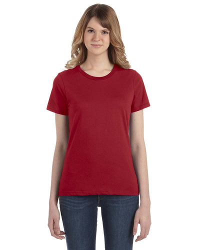 Anvil Ladies Fashion Fit T-Shirt 880 | Independence Red - Front