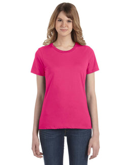 Anvil Ladies Fashion Fit T-Shirt 880 | Hot Pink - Front