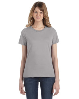 Anvil Ladies Fashion Fit T-Shirt 880 | Silver - Front