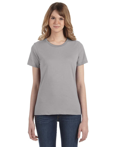 Anvil Ladies Fashion Fit T-Shirt 880 | Silver - Front