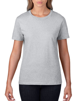 Anvil Ladies Fashion Fit T-Shirt 880 | Heather Grey - Front