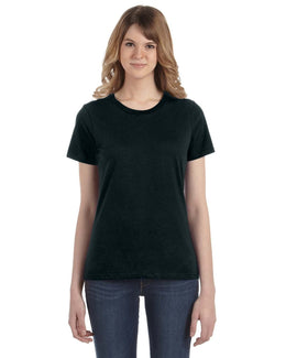 Anvil Ladies Fashion Fit T-Shirt 880 | Black - Front