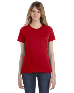 Anvil Ladies Fashion Fit T-Shirt 880 | Red - Front