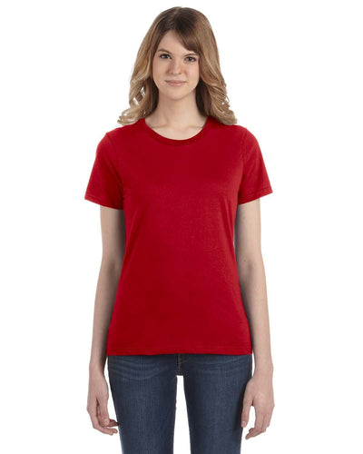 Anvil Ladies Fashion Fit T-Shirt 880 | True Red - Front