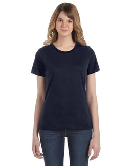 Anvil Ladies Fashion Fit T-Shirt 880 | Navy - Front