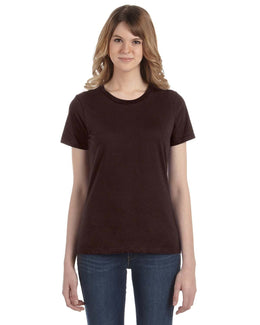 Anvil Ladies Fashion Fit T-Shirt 880 | Chocolate - Front
