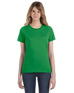 Anvil Ladies Fashion Fit T-Shirt 880 | Green Apple - Front