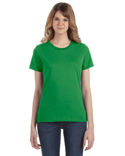 Anvil Ladies Fashion Fit T-Shirt 880 | Green Apple - Front