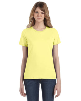Anvil Ladies Fashion Fit T-Shirt 880 | Spring Yellow - Front