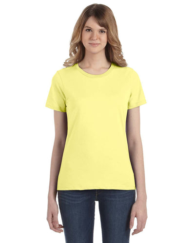 Anvil Ladies Fashion Fit T-Shirt 880 | Spring Yellow - Front