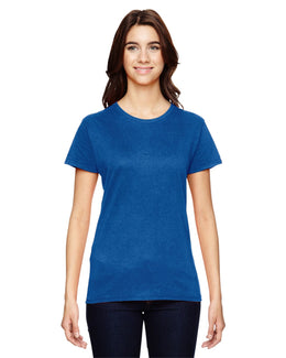 Anvil Ladies Fashion Fit T-Shirt 880 | Neon Blue - Front