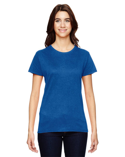 Anvil Ladies Fashion Fit T-Shirt 880 | Neon Blue - Front