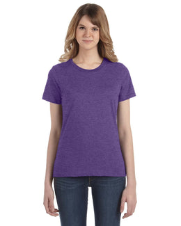 Anvil Ladies Fashion Fit T-Shirt 880 | Heather Purple - Front
