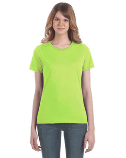 Anvil Ladies Fashion Fit T-Shirt 880 | Neon Green - Front