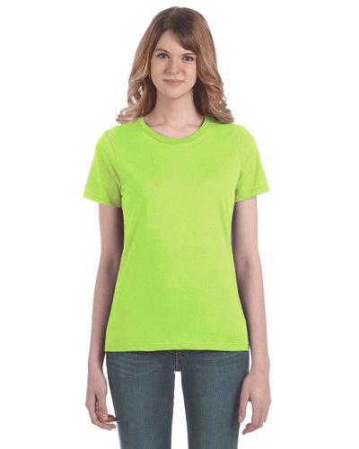 Anvil Ladies Fashion Fit T-Shirt 880 | Neon Green - Front