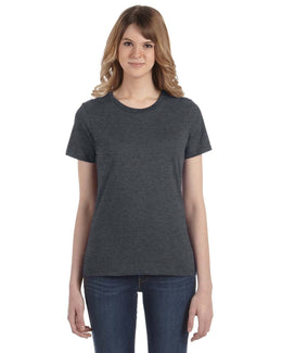 Anvil Ladies Fashion Fit T-Shirt 880 | Heather Dk Grey - Front