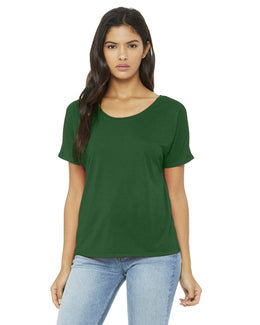 Bella+Canvas Ladies Slouchy T-Shirt 8816 | Kelly - Front