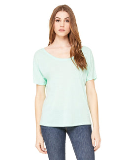 Bella+Canvas Ladies Slouchy T-Shirt 8816 | Mint - Front