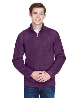 North End Voyage Mens Fleece Jacket 88172 | Mulberry Purple - Front