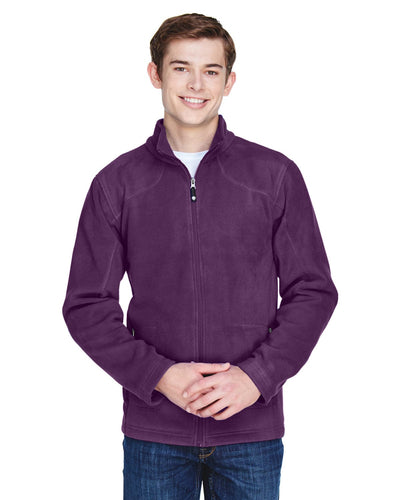 North End Voyage Mens Fleece Jacket 88172 | Mulberry Purple - Front