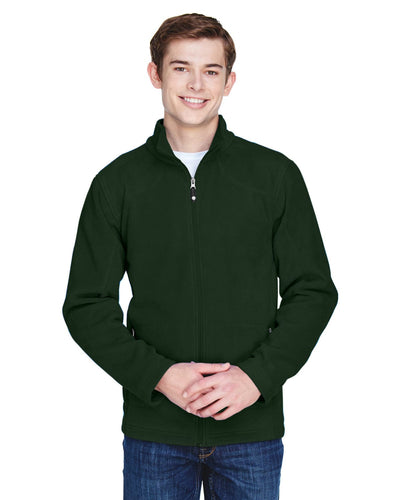 North End Voyage Mens Fleece Jacket 88172 | Forest - Front