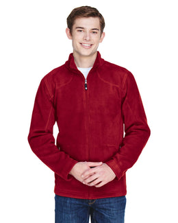 North End Voyage Mens Fleece Jacket 88172 | Classic Red - Front