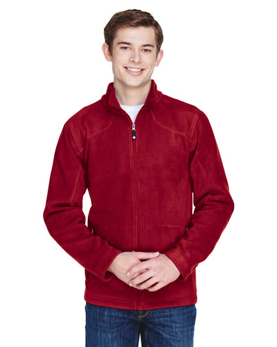 North End Voyage Mens Fleece Jacket 88172 | Classic Red - Front