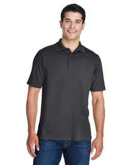 Core 365 Origin Mens Performance Pique Polo Shirt 88181 | Carbon - Front