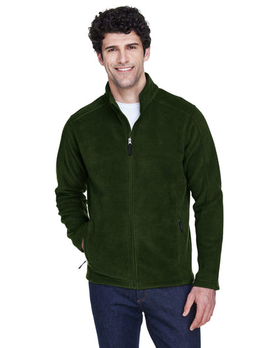 Core 365 Journey Mens Full-Zip Fleece Jacket 88190 | Forest - Front