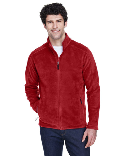 Core 365 Journey Mens Full-Zip Fleece Jacket 88190 | Classic Red - Front