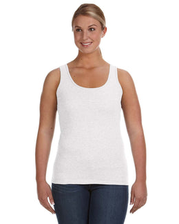 Anvil Ladies Lightweight Tank 882L | White - Front