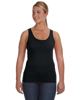 Anvil Ladies Lightweight Tank 882L | Black - Front