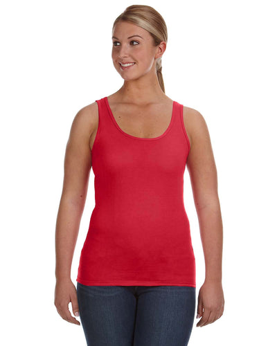 Anvil Ladies Lightweight Tank 882L | Red - Front