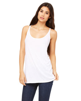 Bella+Canvas Ladies Slouchy Tank 8838 | White - Front