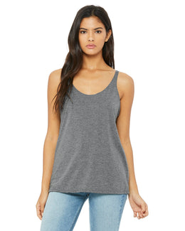 Bella+Canvas Ladies Slouchy Tank 8838 | Grey Triblend - Front