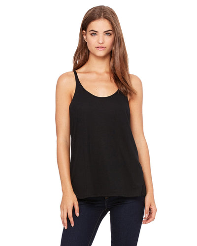 Bella+Canvas Ladies Slouchy Tank 8838 | Black - Front