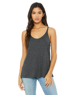 Bella+Canvas Ladies Slouchy Tank 8838 | Dark Gry Heather - Front