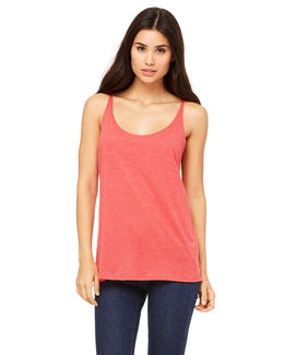 Bella+Canvas Ladies Slouchy Tank 8838 | Red Triblend - Front