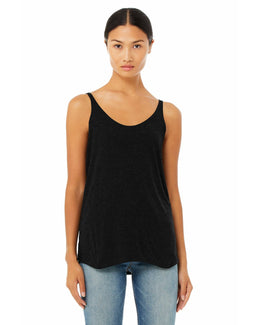 Bella+Canvas Ladies Slouchy Tank 8838 | Black Heather - Front