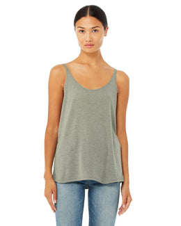 Bella+Canvas Ladies Slouchy Tank 8838 | Heather Stone - Front
