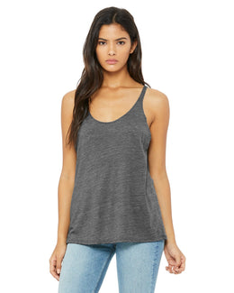 Bella+Canvas Ladies Slouchy Tank 8838 | Asphalt Slub - Front