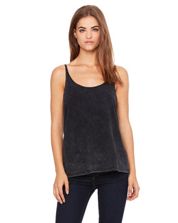 Bella+Canvas Ladies Slouchy Tank 8838 | Blk Mineral Wash - Front