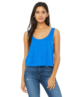 Bella+Canvas Ladies Boxy Tank 8880 | True Royal - Front