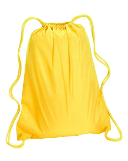 Liberty Bags Large Drawstring Backpack 8882 | Bright Yellow - Front
