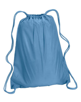 Liberty Bags Large Drawstring Backpack 8882 | Light Blue - Front